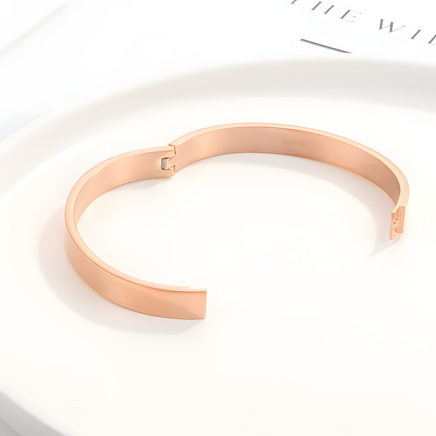 6MM Rose Gold Aura Wrist Band