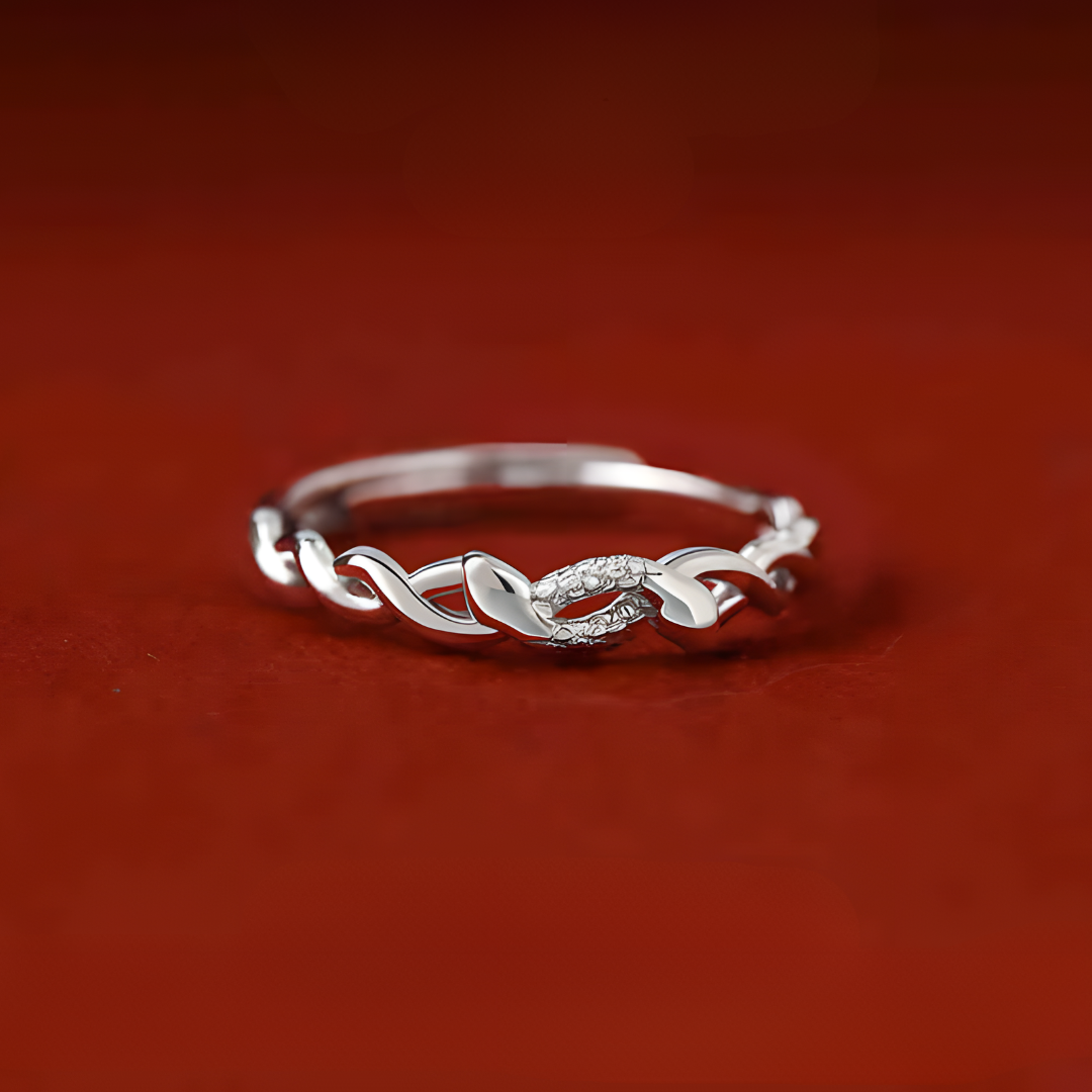 Interwined Silver Ring