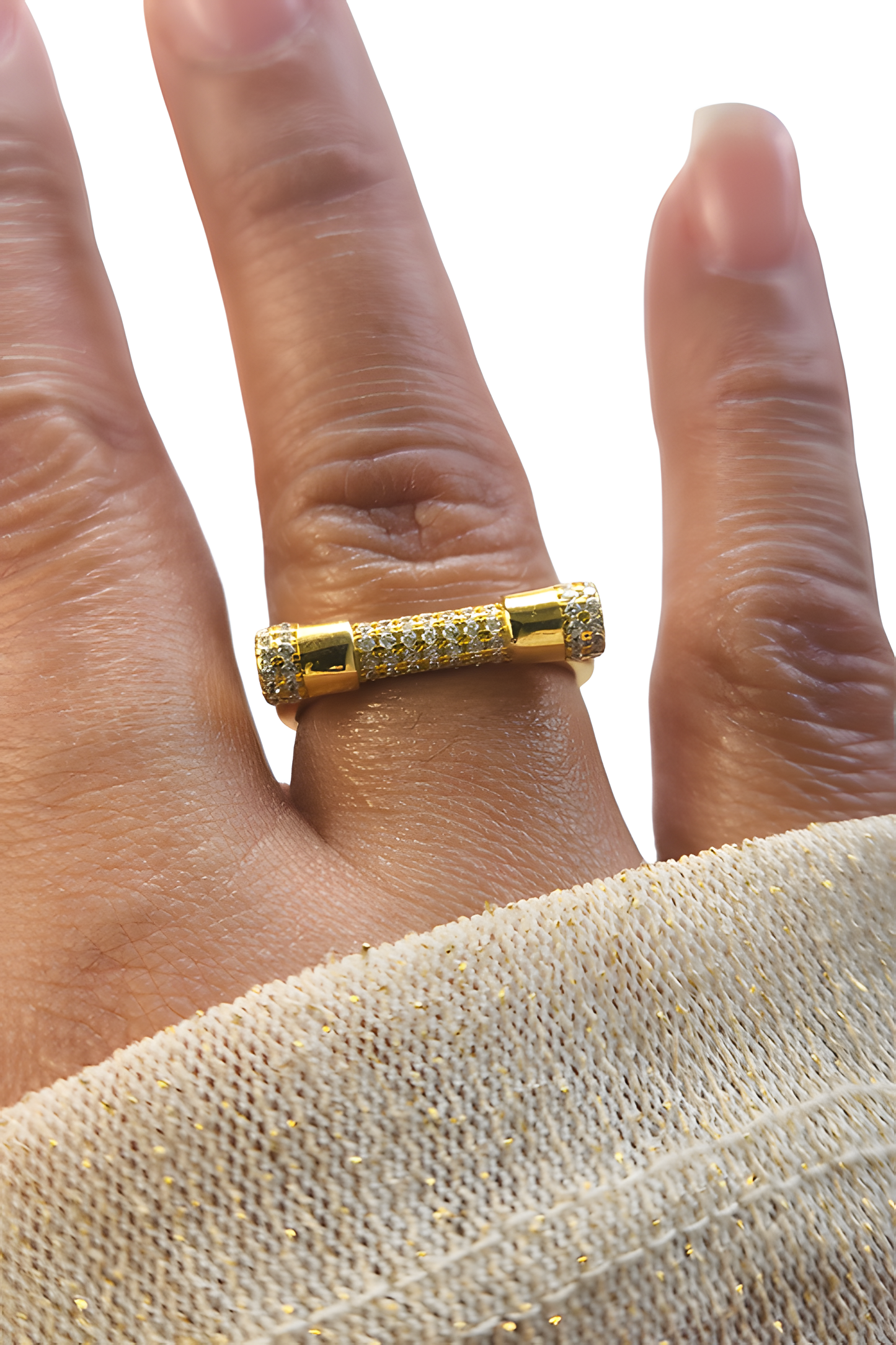 Gold Bar Rings