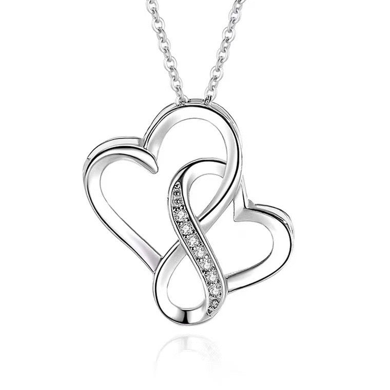 Intertwined Love Knot Necklace