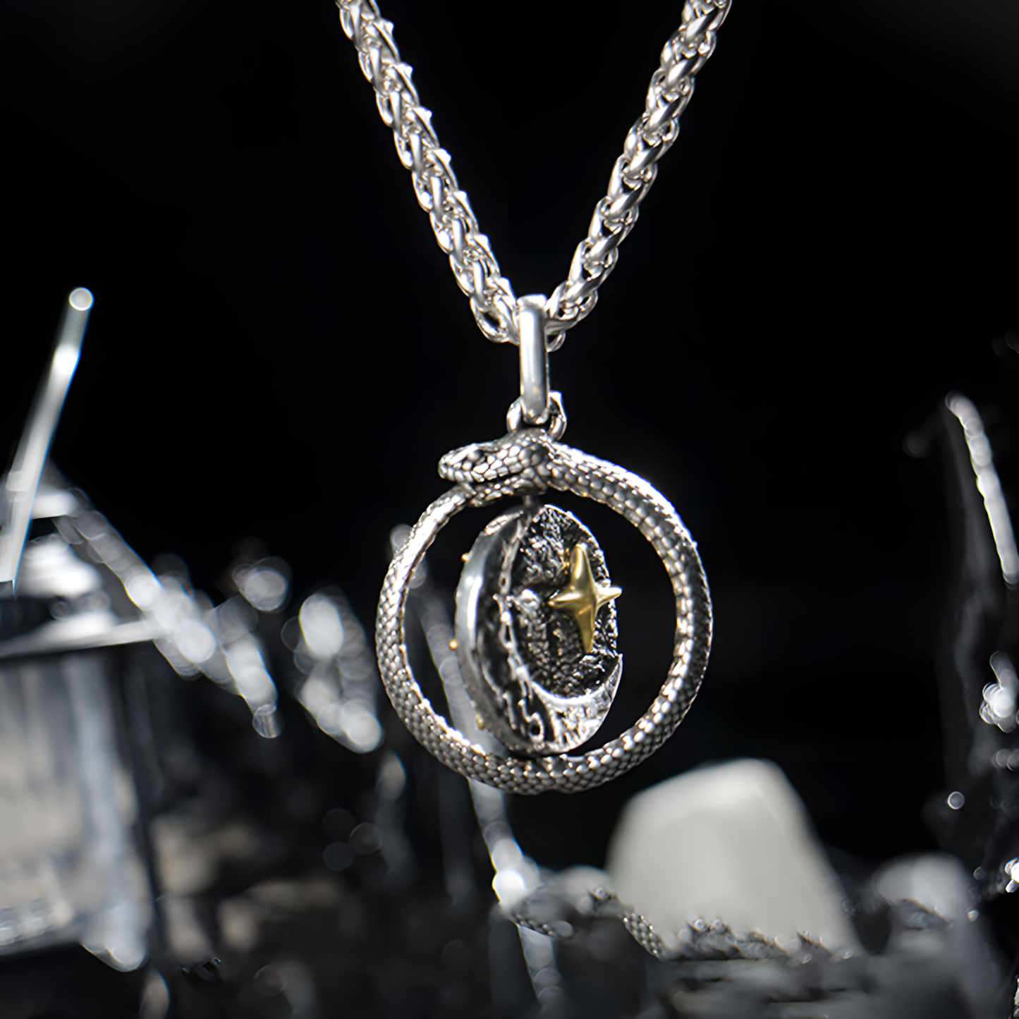 Ouroboros Symbol Necklace