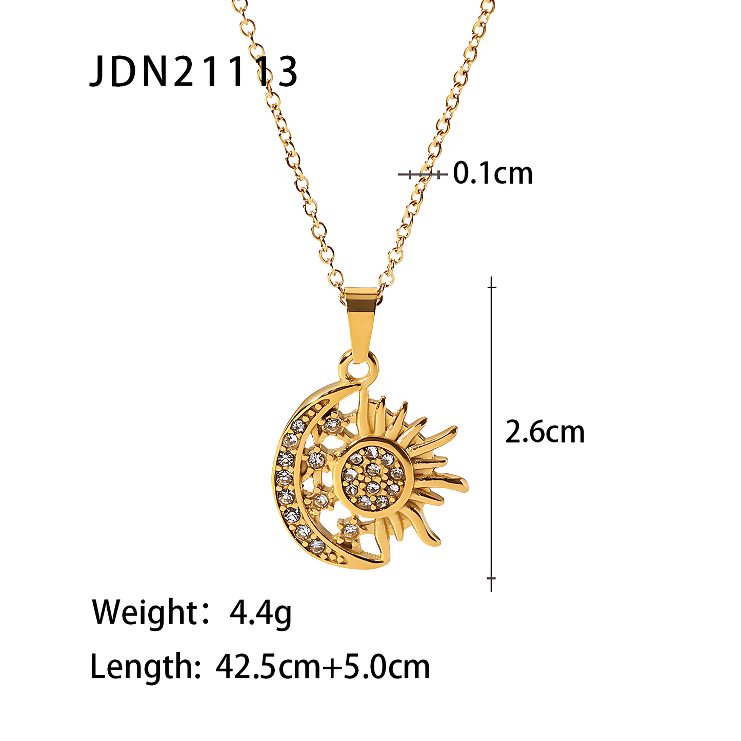 Starlit Aura Charm Necklace
