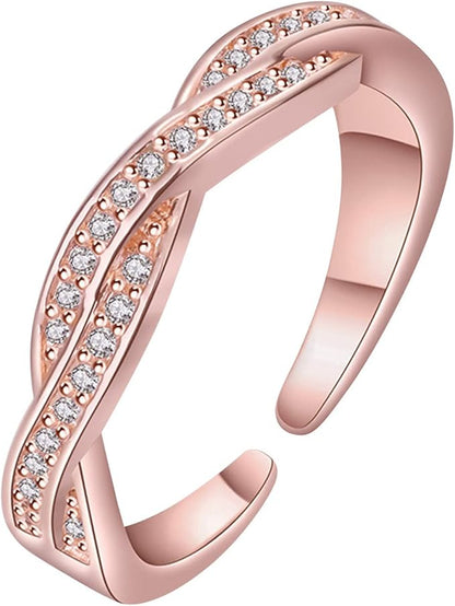 Twisted Elegance Ring