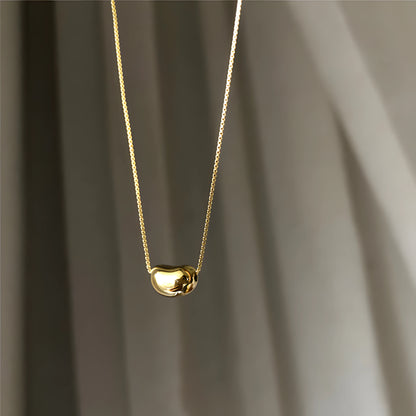 Timeless Gold Bean Necklace