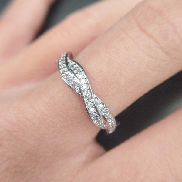 Twisted Elegance Silver Ring