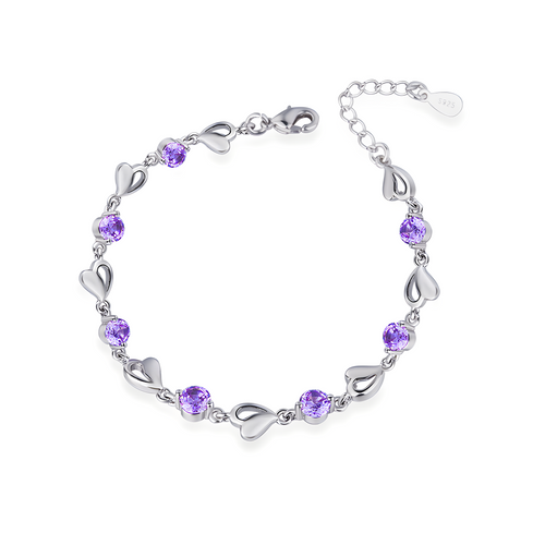 Purple Heart Bracelet