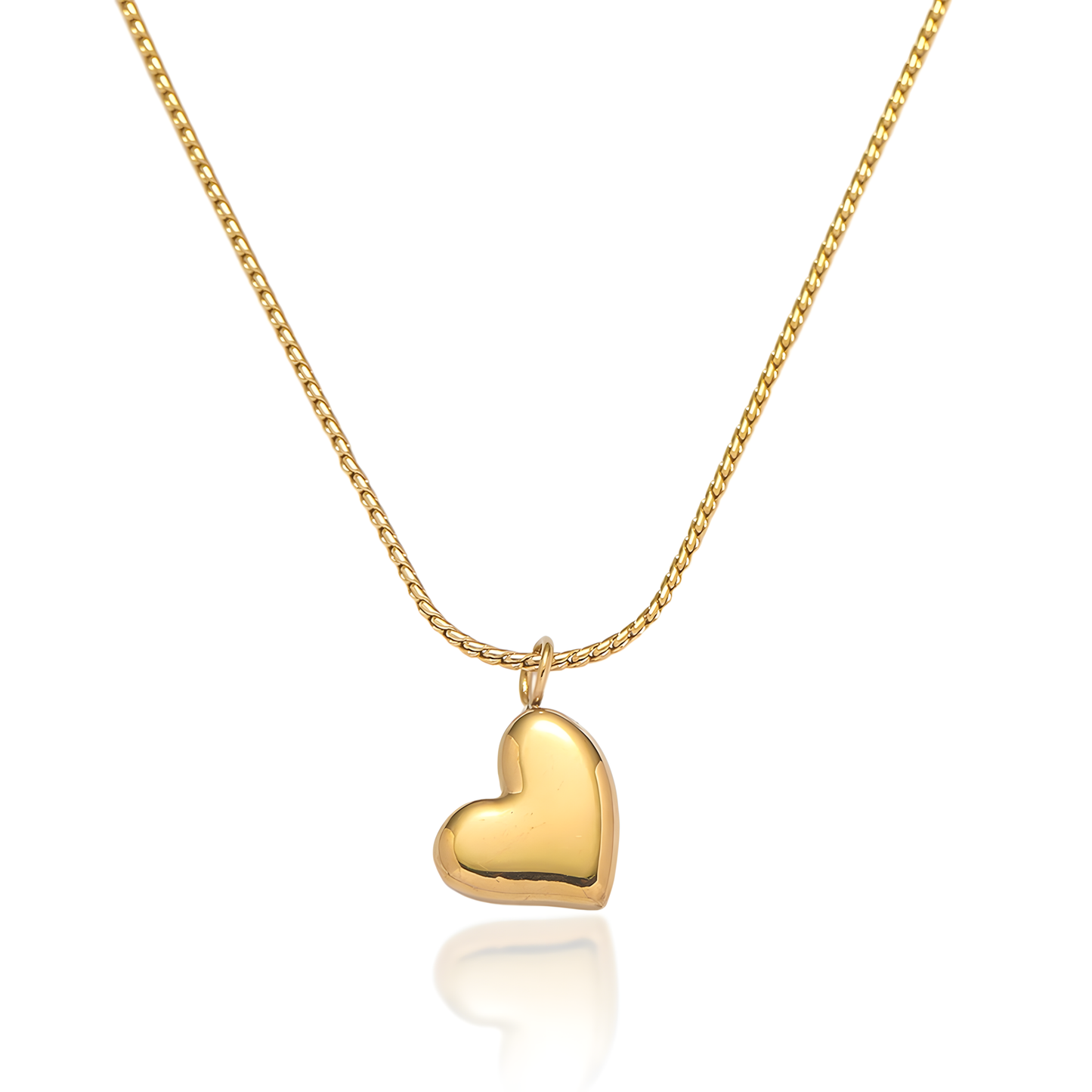 Luxe 3D Heart Necklace