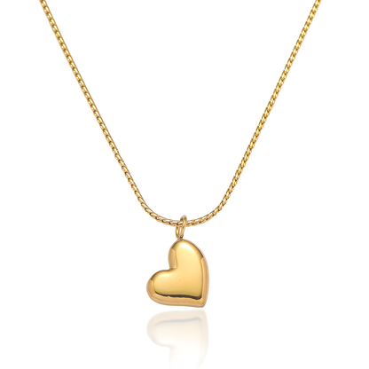 Luxe 3D Heart Necklace