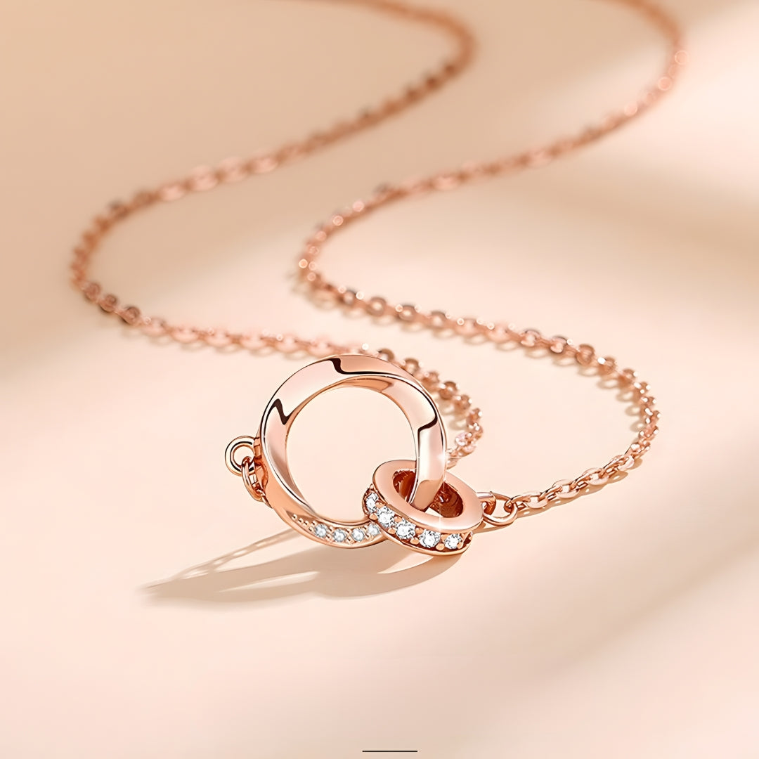 Infinity Loop Gold Necklace