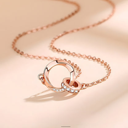 Infinity Loop Gold Necklace