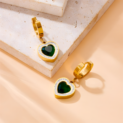 Emerald Heart Drops
