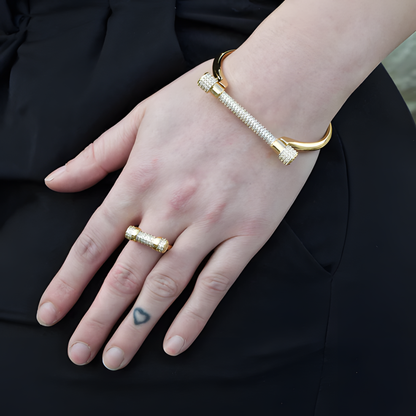 Gold Bar Rings