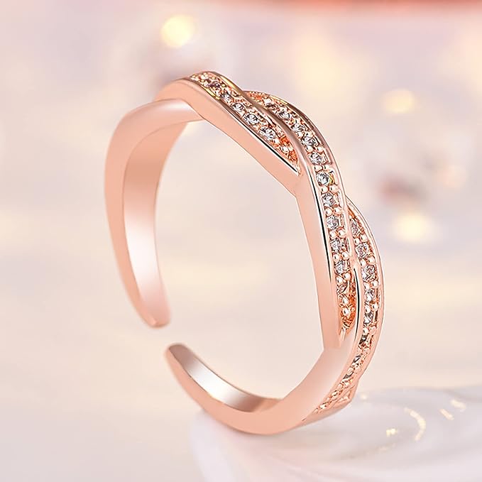 Twisted Elegance Ring