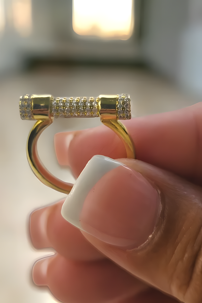 Gold Bar Rings