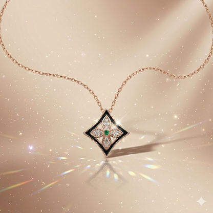 Amara Vintage Clover Necklace