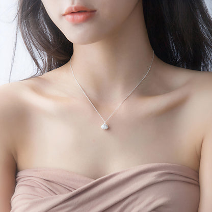 Elegant Seashell Pearl Necklace