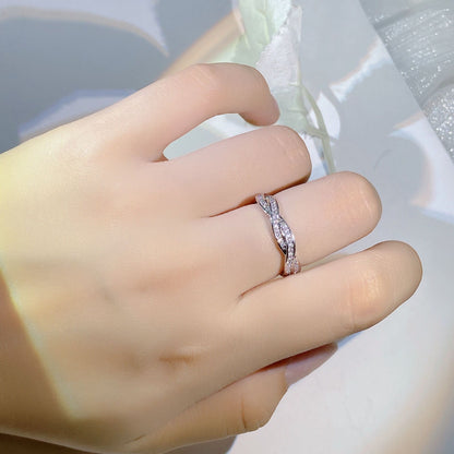 Twisted Elegance Silver Ring