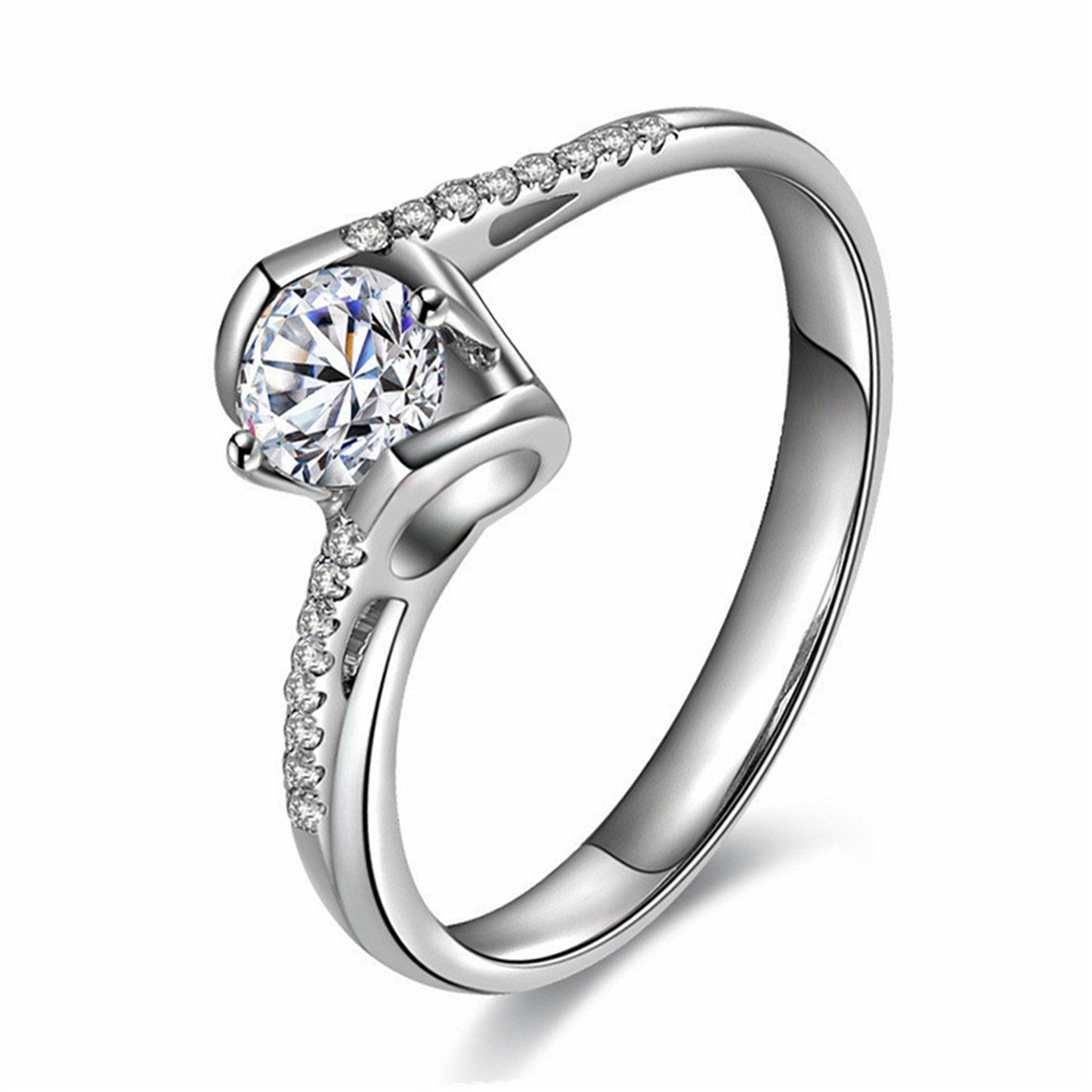 Luxe Radiance Solitaire Ring