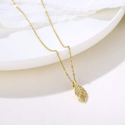Nature-Inspired Leaf Necklace