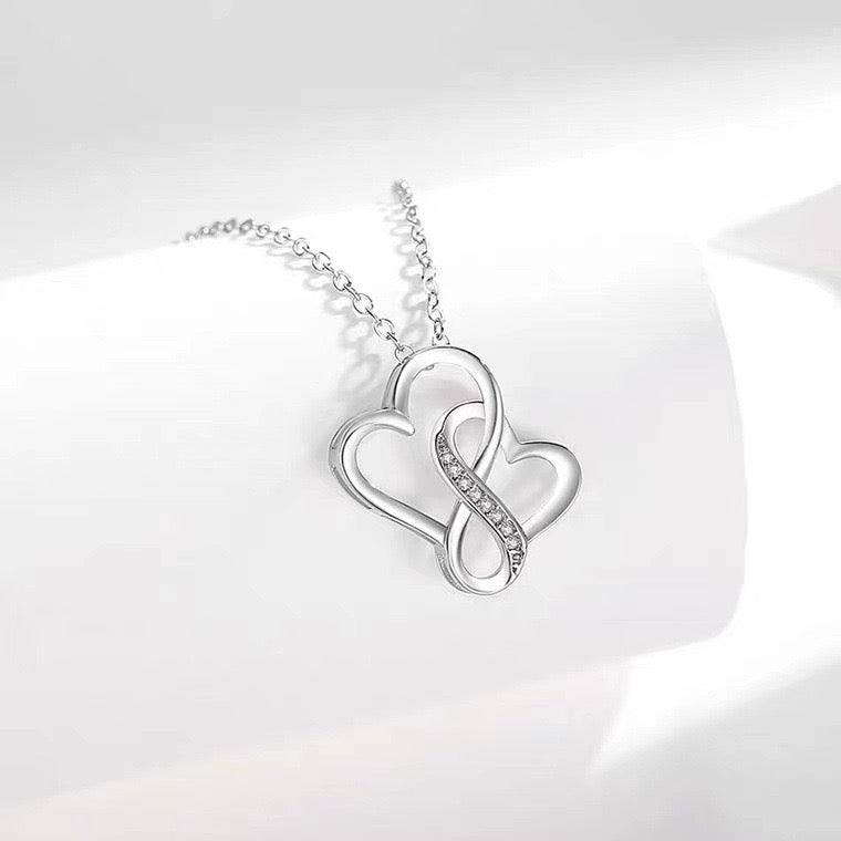 Intertwined Love Knot Necklace