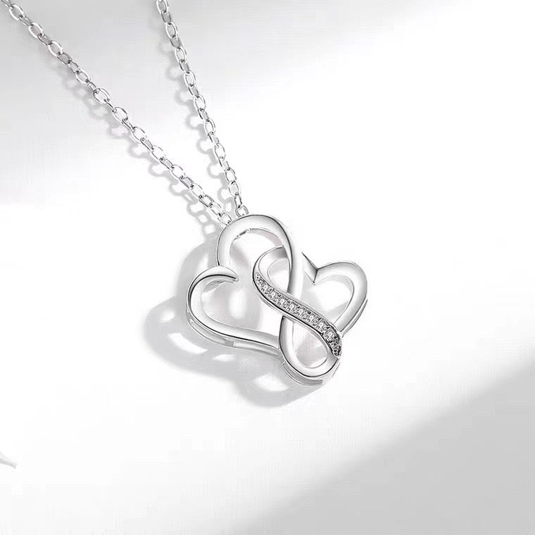 Intertwined Love Knot Necklace