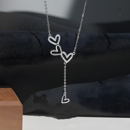 Elegant Heart Y Necklace