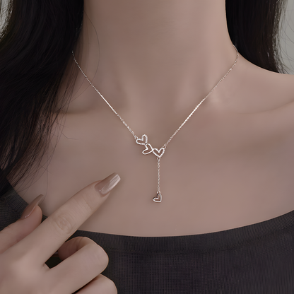 Elegant Heart Y Necklace