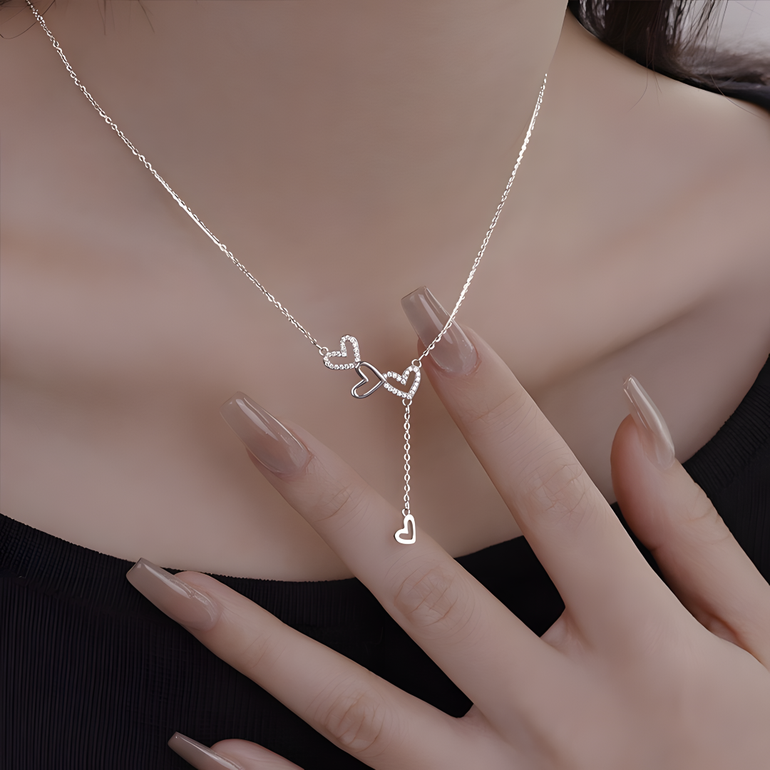 Elegant Heart Y Necklace