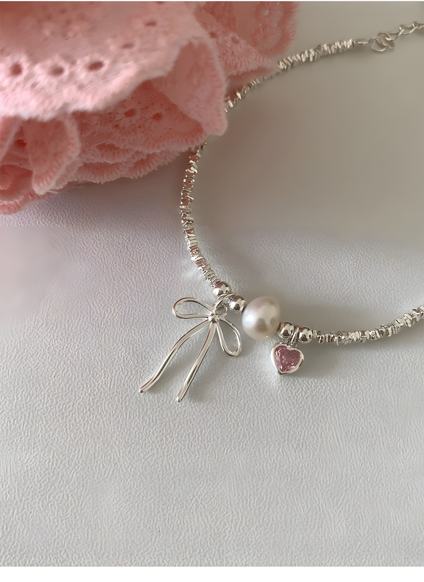 Bow Charm Bracelet