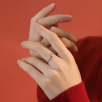 Interwined Silver Ring