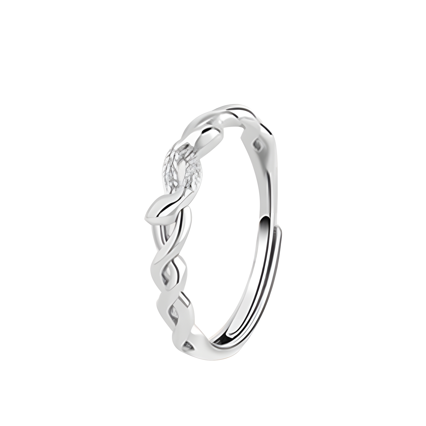 Interwined Silver Ring