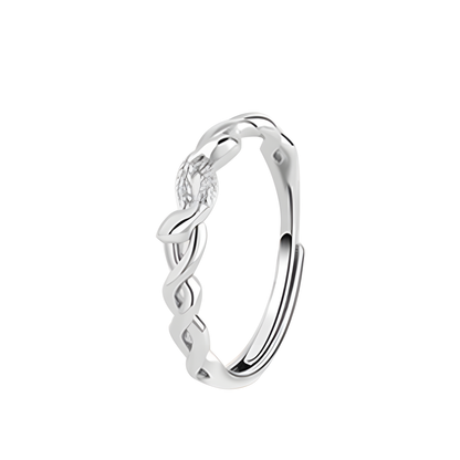 Interwined Silver Ring