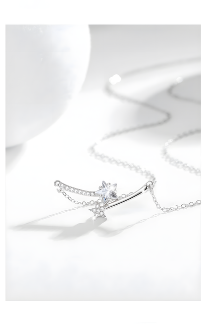 Smiling Meteor Star Necklace