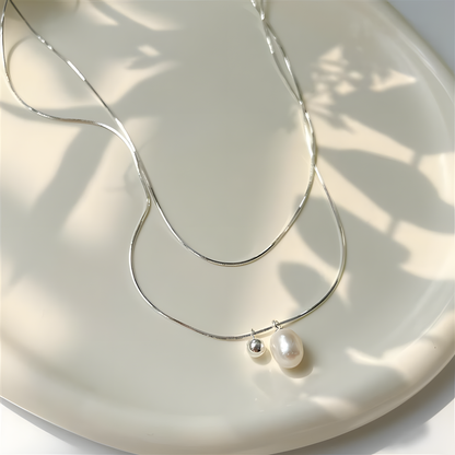 Layered Pearl Necklace