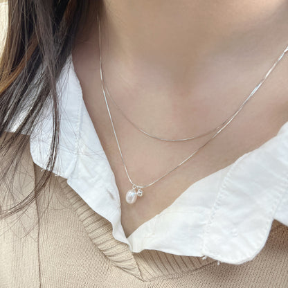 Layered Pearl Necklace