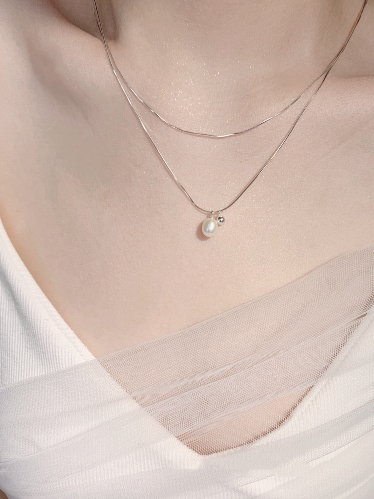 Layered Pearl Necklace