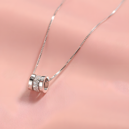 Roman Numeral Ring Necklace