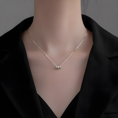 Roman Numeral Ring Necklace