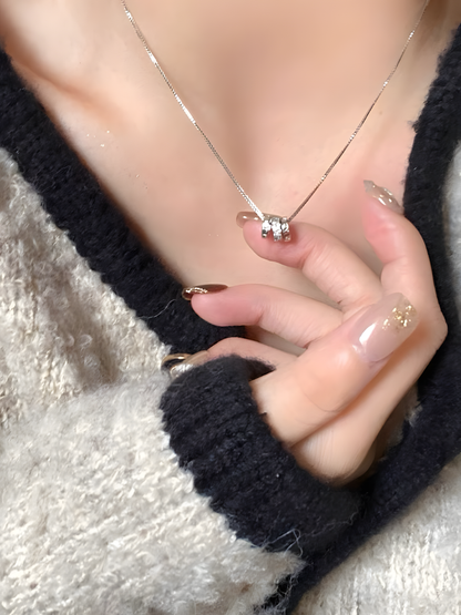 Roman Numeral Ring Necklace