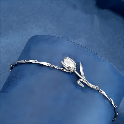 Tulip Charm Bracelet