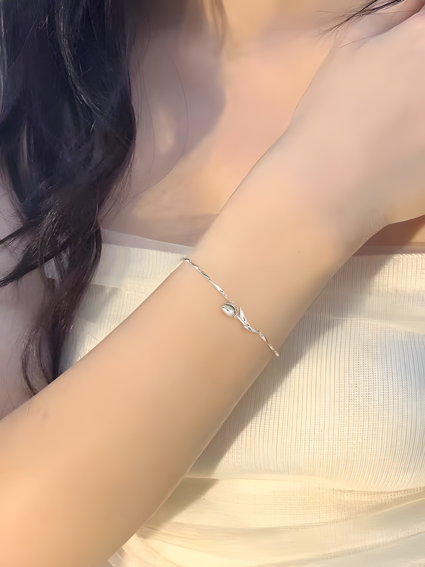 Tulip Charm Bracelet