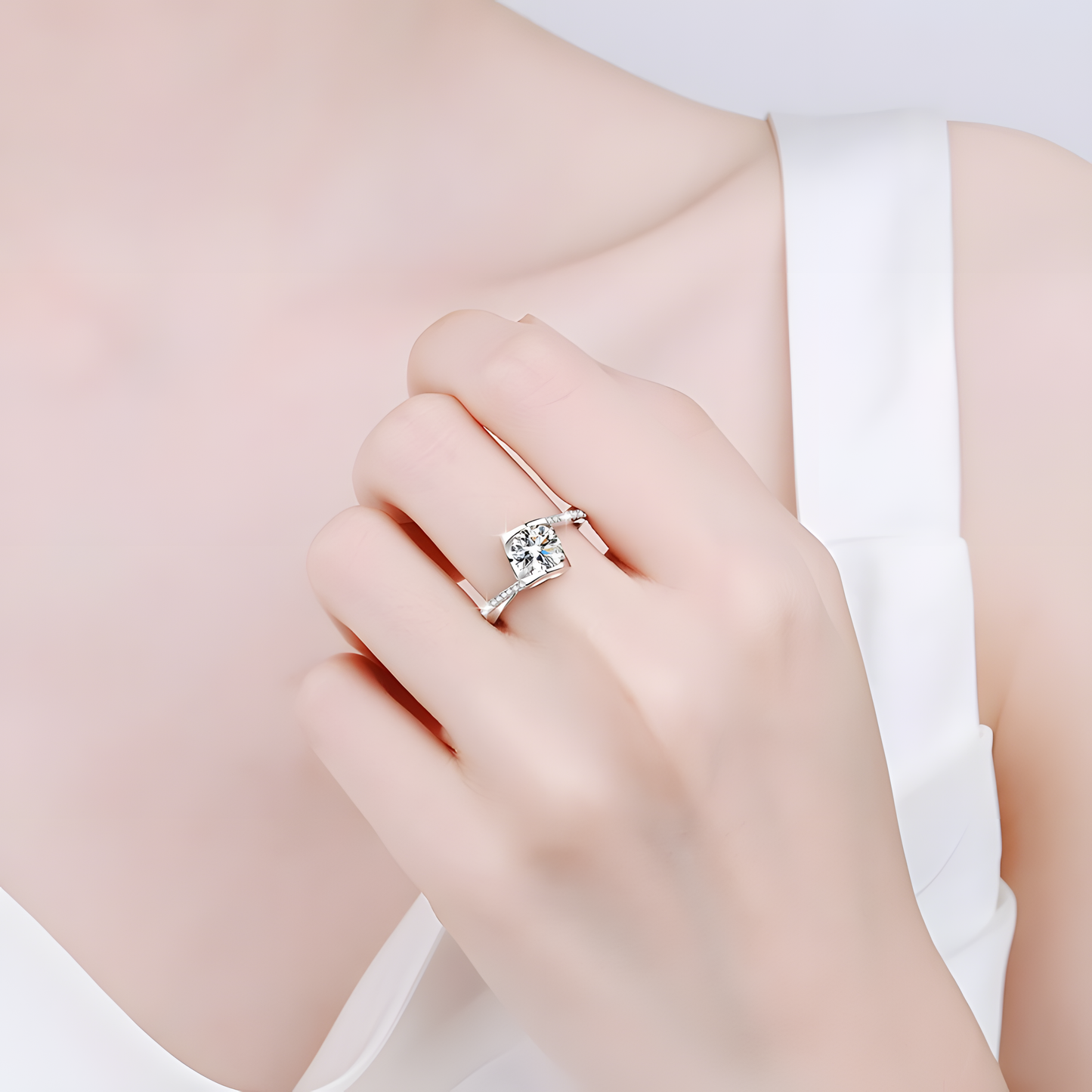 Luxe Radiance Solitaire Ring