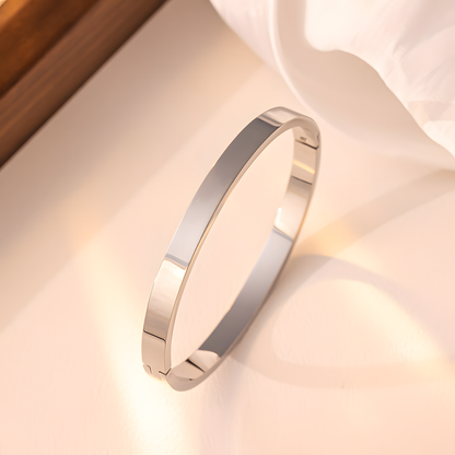 6MM Silver Aura Wrist Band