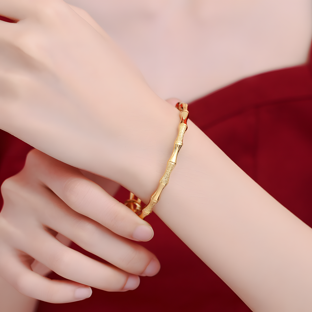 Luxe Bamboo Design Bangle