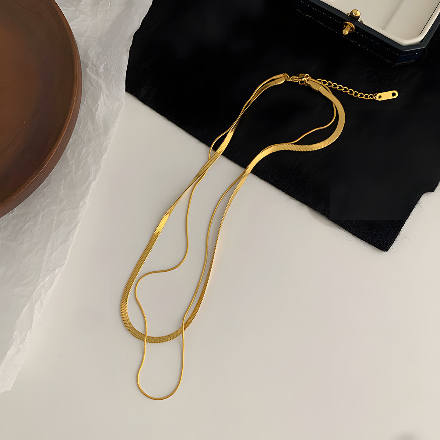 Dual Layered Gold Necklace