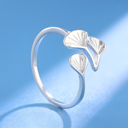 Gingko Leaf Rings