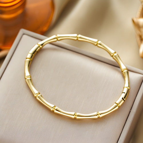 Elegant Bamboo Style Bracelet