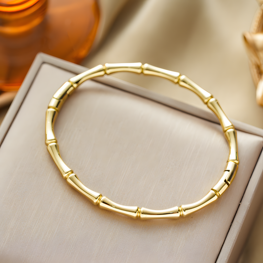 Elegant Bamboo Style Bracelet