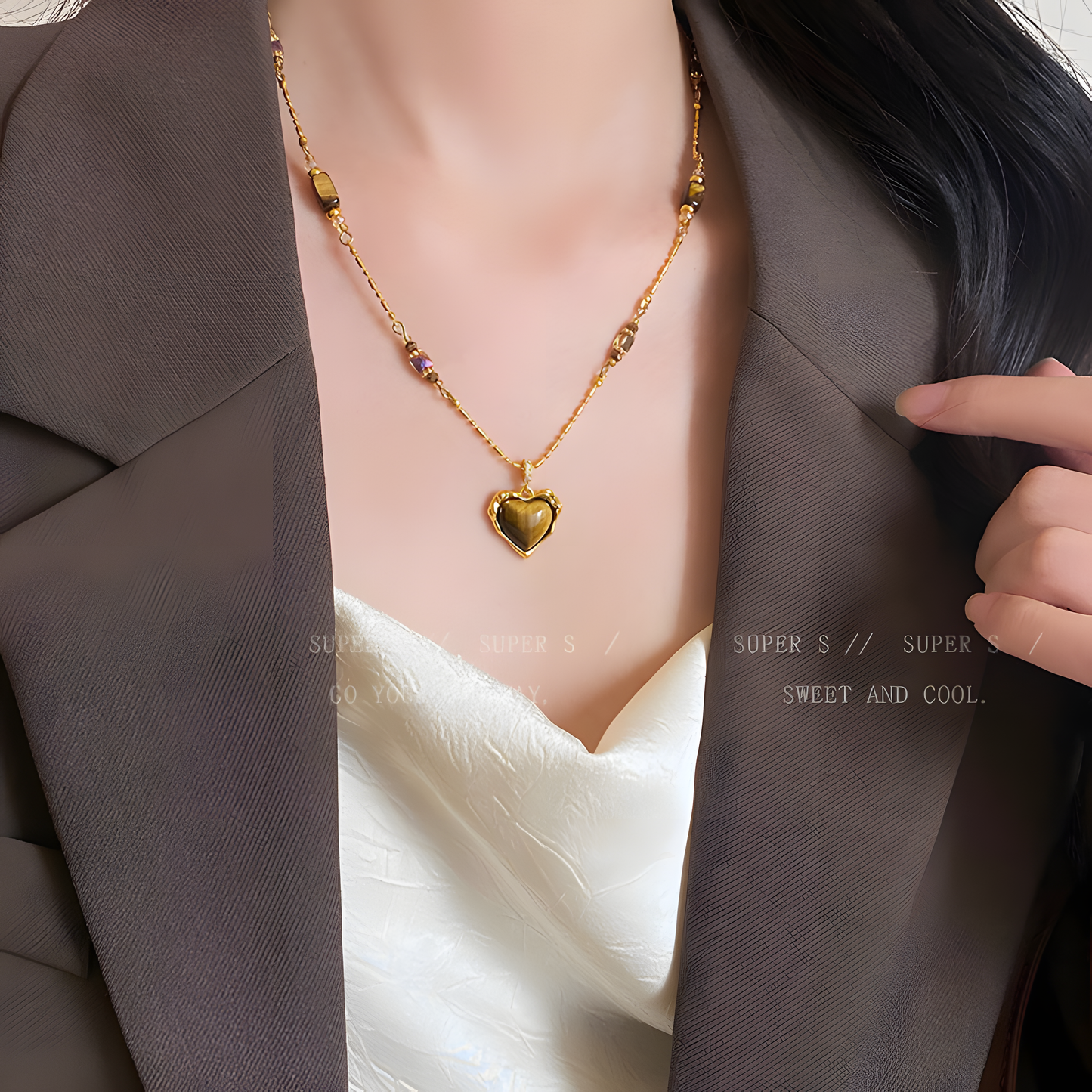 Classic Heart Charm Necklace