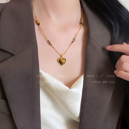 Classic Heart Charm Necklace